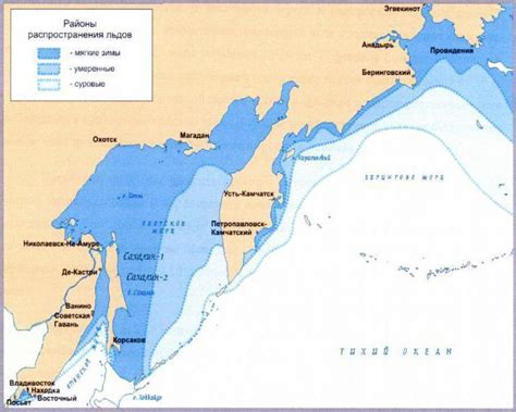 Климатические условия региона Охотского моря