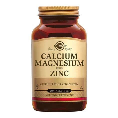 Комбинированный препарат Calcium magnesium plus zinc Solgar