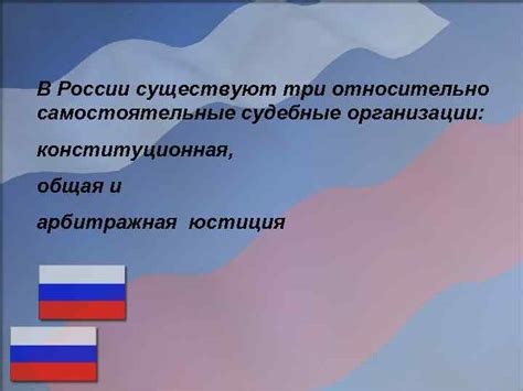 Конституционная юстиция в России: основные аспекты и роль