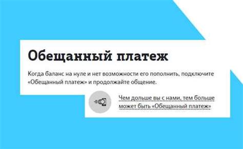 Концепция и принципы действия обещанного платежа