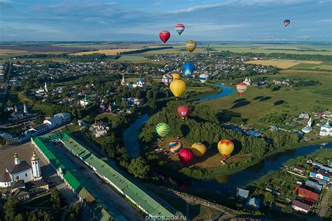 Лучшие места для взлета воздушных воздушных шаров в окрестностях Москвы