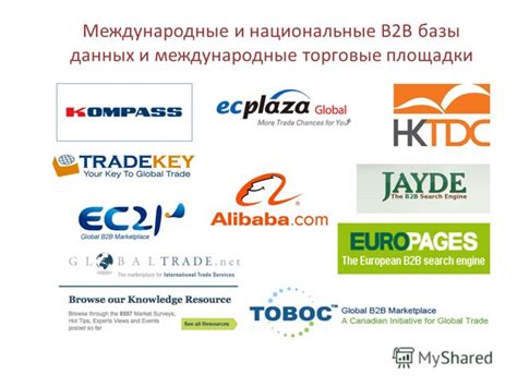Международные и интернет-площадки