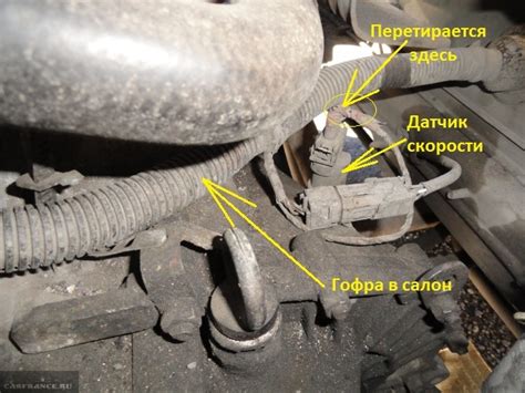 Места, где чаще всего располагается датчик скорости на автомобиле Lada Granta