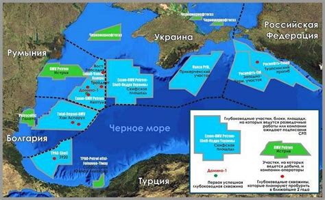 Места находки черного золота и газовых сокровищ: ключевые области добычи