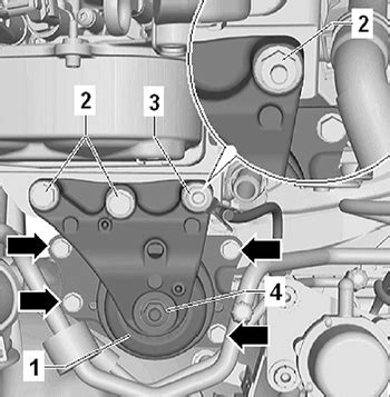 Местоположение идентификатора автомобильного агрегата на модели Volkswagen Polo