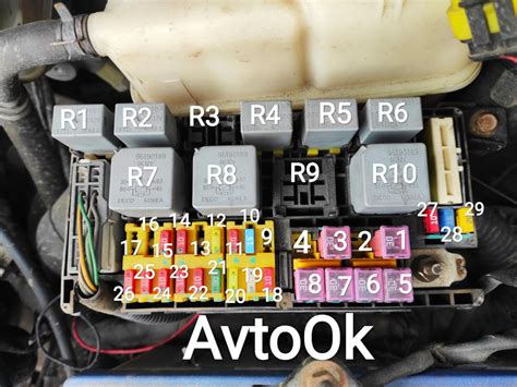 Найдите подходящий блок предохранителей в подкапотном пространстве