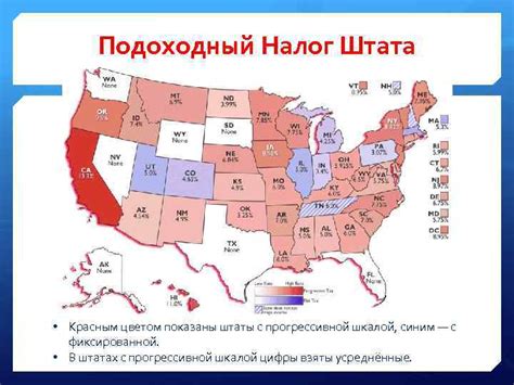 Налоговая привилегия: особенности определенных штатов США