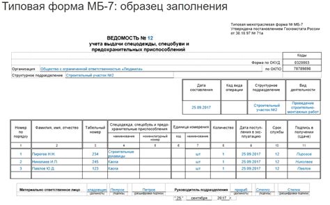 Необходимая документация для оформления передачи средств индивидуальной безопасности