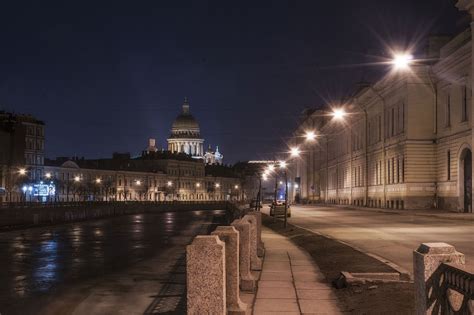 Ночной Петербург: особенности съемок в темное время суток