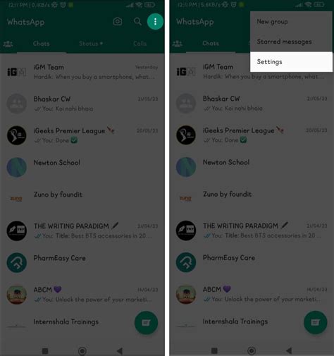 Обнаружение перечня связанных устройств в WhatsApp на устройствах с ОС Android