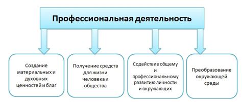 Обязанности и профессиональная деятельность