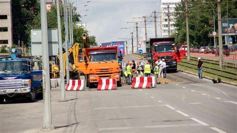 Ограничение движения на внутренней стороне Кольцевой дороги после аварии