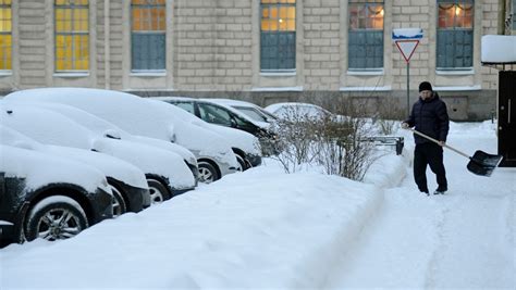 Ограничения при уборке снега в городской зоне