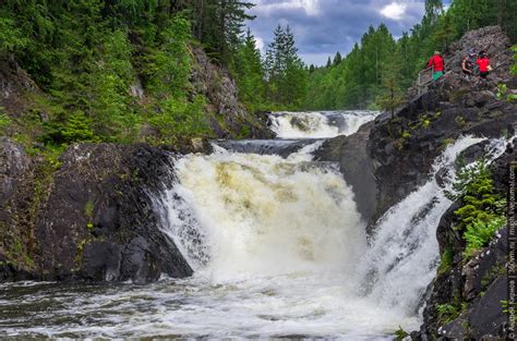 Описание Юканкоского водопада