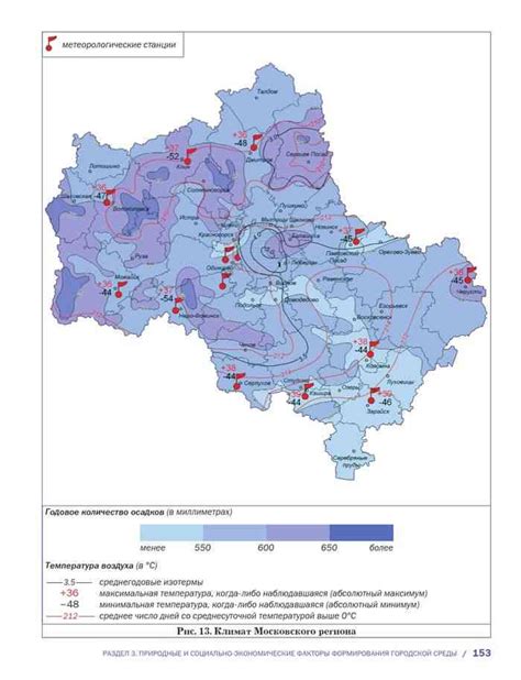 Описание климатических условий в Московской области