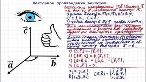 Описание метода установления ортогональности векторов a и b через векторное произведение