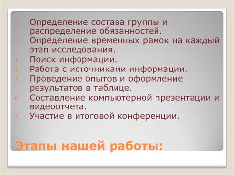 Определение временных рамок при проведении тестирования: ключевые документы