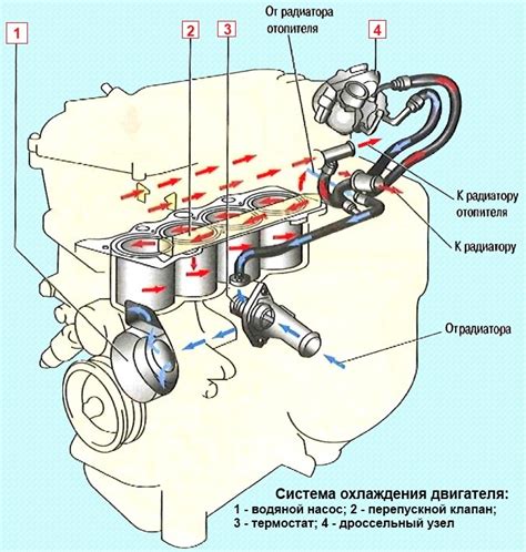 Определение и локализация искомого узла системы охлаждения автомобиля