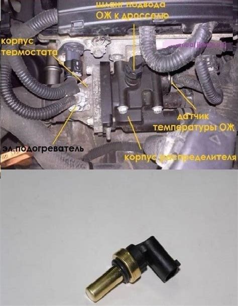 Определение местоположения датчика давления моторного масла в автомобиле Шевроле Авео