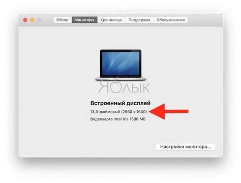 Определение разрешения экрана операционной системы MacOS