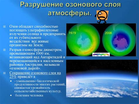 Опустошение озонового слоя: происхождение и формирование