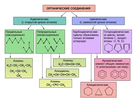 Организация компонентов органических соединений