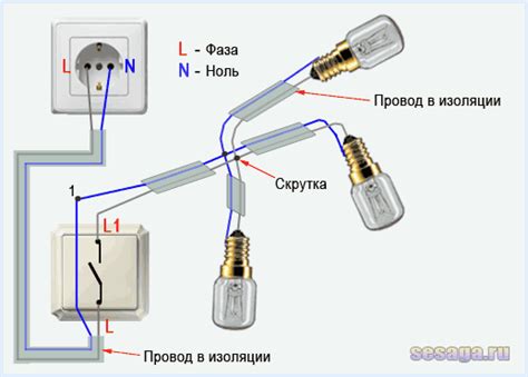 Ориентация и разметка положительного контакта на 12В лампочке