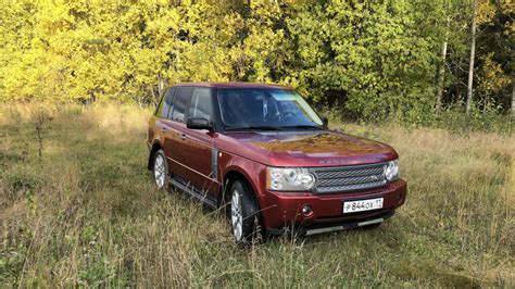 Основная информация о расположении кода идентификации автомобиля Range Rover