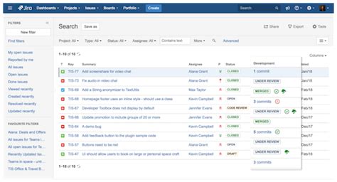 Основные возможности платформы Jira