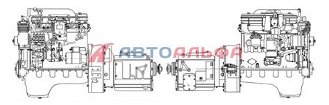 Основные компоненты двигателя ММЗ 245 и их расположение