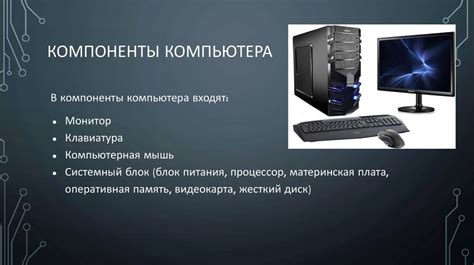 Основные компоненты компьютера и их роли в системе