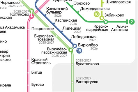 Основные параметры Тульского метро