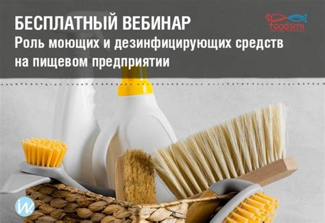 Основные принципы сохранности моющих и дезинфицирующих средств