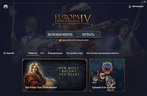 Основные принципы управления в игре Europa Universalis 4