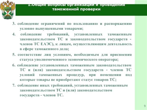 Основные причины и виды ограничений при прохождении таможенной проверки