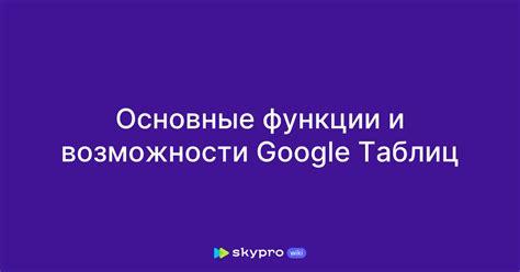 Основные функции инструмента Google Линза