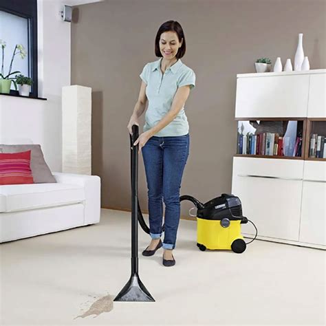 Основные этапы при устранении загрязнений с помощью пылесосов Karcher