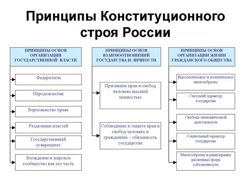 Основополагающие принципы и фундаментальные концепции конституционного правопорядка