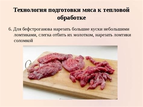 Особенности подготовки свежего мяса к процессу дегидратации