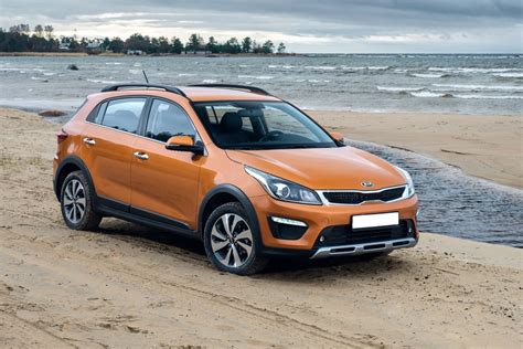 Особенности размещения информации о цвете снаружи Kia Rio X-Line