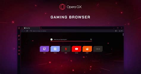 Откройте Opera GX на своем компьютере