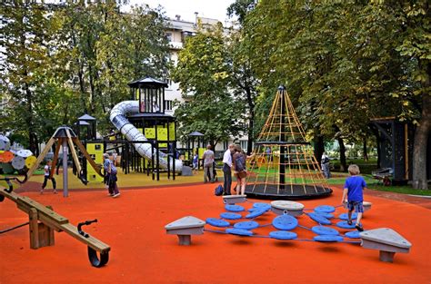 Отличные локации для празднования на детской городской территории