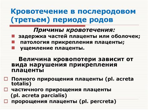 Ощущения, свидетельствующие о наличии проблемного состояния в третьем периоде беременности