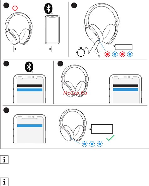 Пара наушников с Bluetooth-устройством