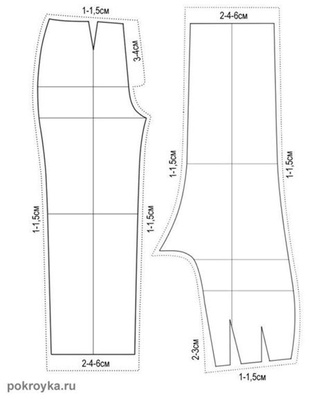 Подготовка выкройки и раскрой пальтовой ткани для пошива брюк
