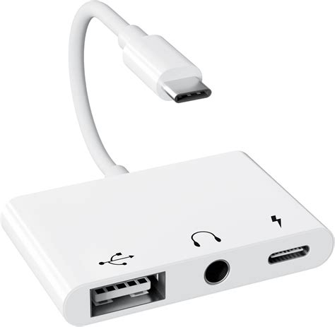 Подключение наушников с портом USB-C