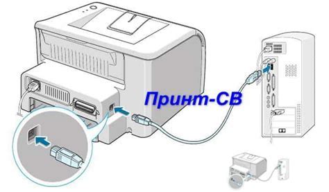 Подключение принтера к ноутбуку через USB-порт