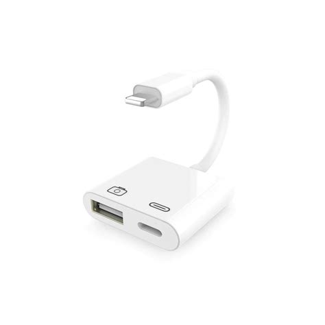 Подключение USB микрофона к iPhone через Lightning-USB адаптер