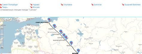 Подробности о маршруте экспрессного поезда в центре Санкт-Петербурга