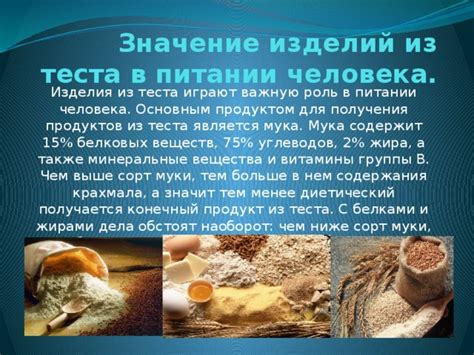 Понятие и роль крахмала в составе муки